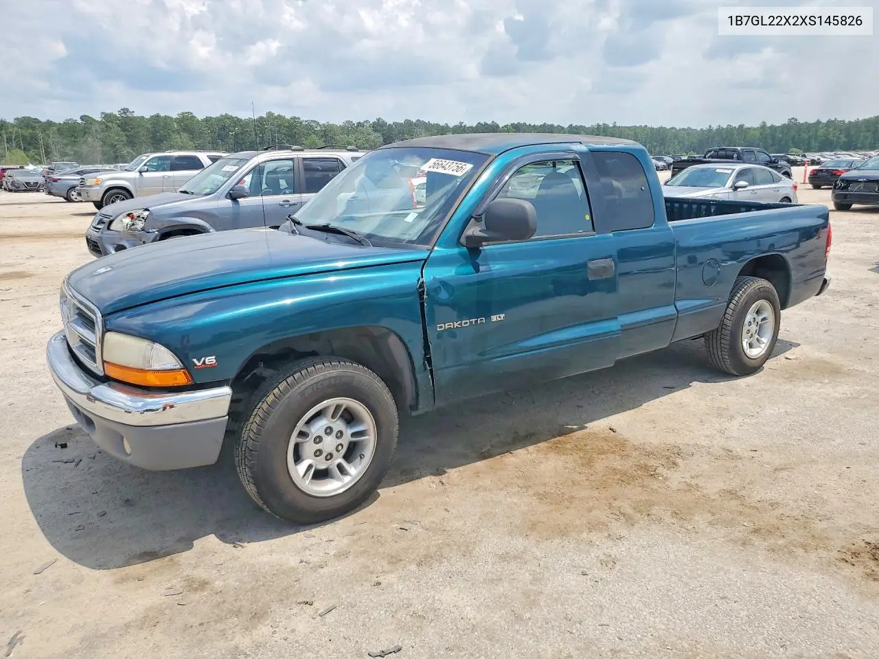 1999 Dodge Dakota VIN: 1B7GL22X2XS145826 Lot: 56643756