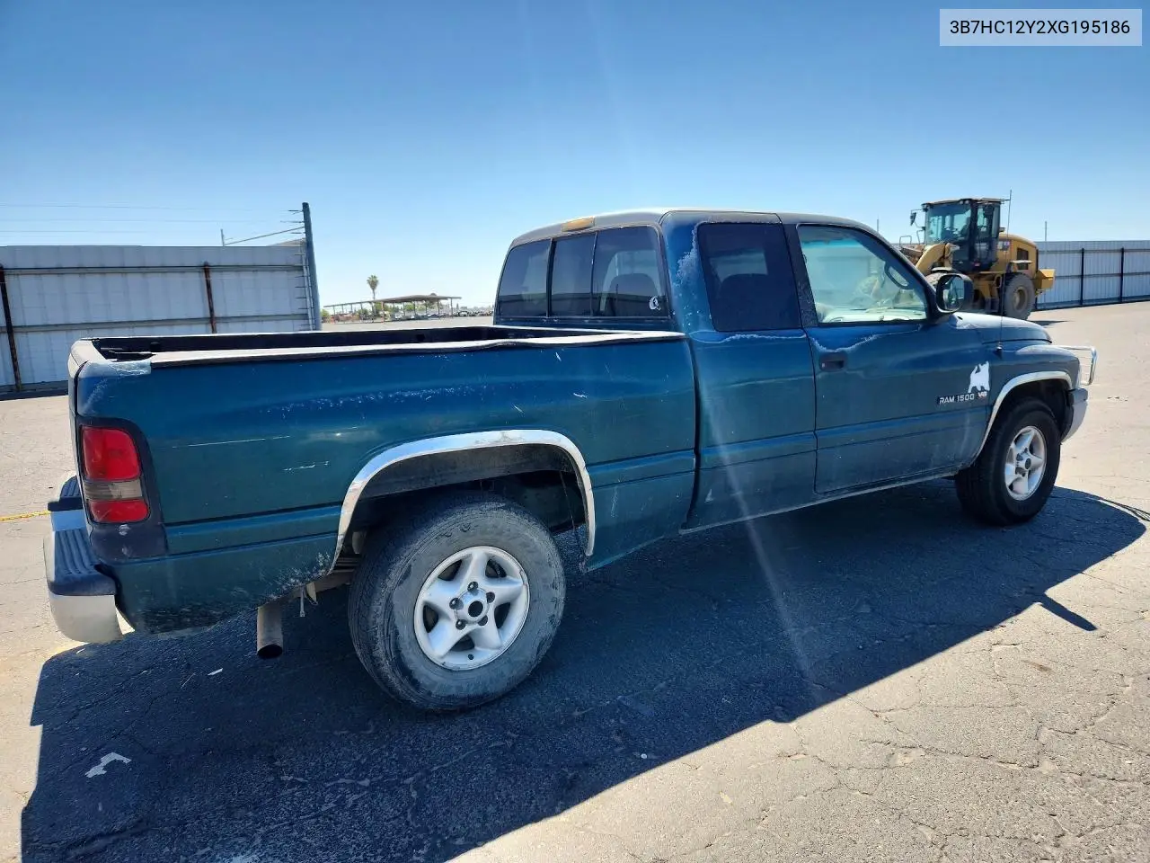 1999 Dodge Ram 1500 VIN: 3B7HC12Y2XG195186 Lot: 58315286
