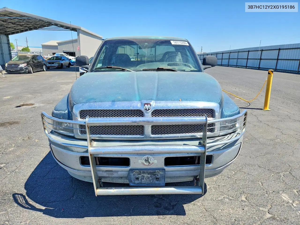 1999 Dodge Ram 1500 VIN: 3B7HC12Y2XG195186 Lot: 58315286