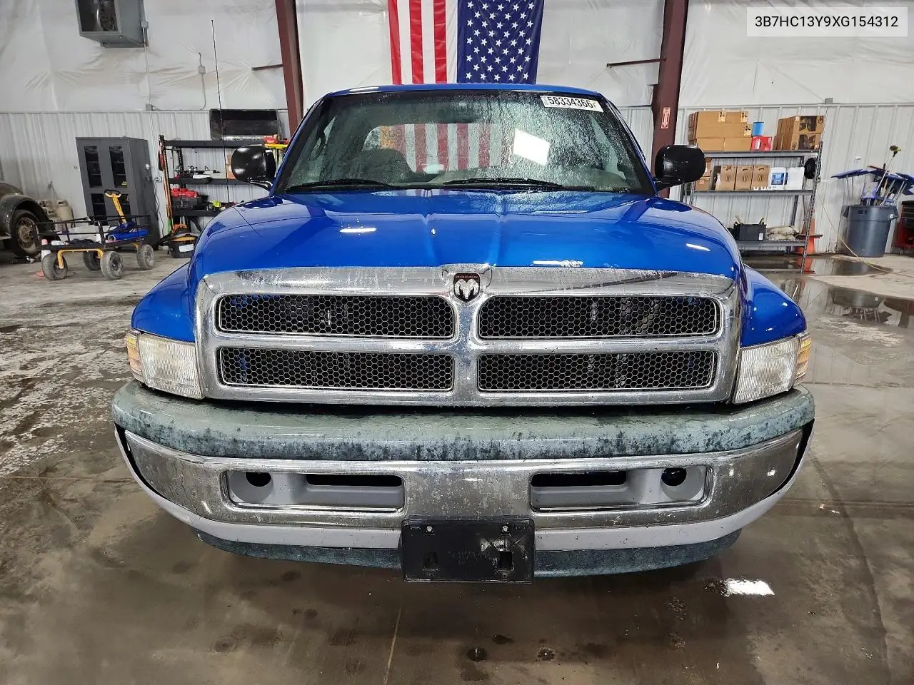 1999 Dodge Ram 1500 VIN: 3B7HC13Y9XG154312 Lot: 58334366