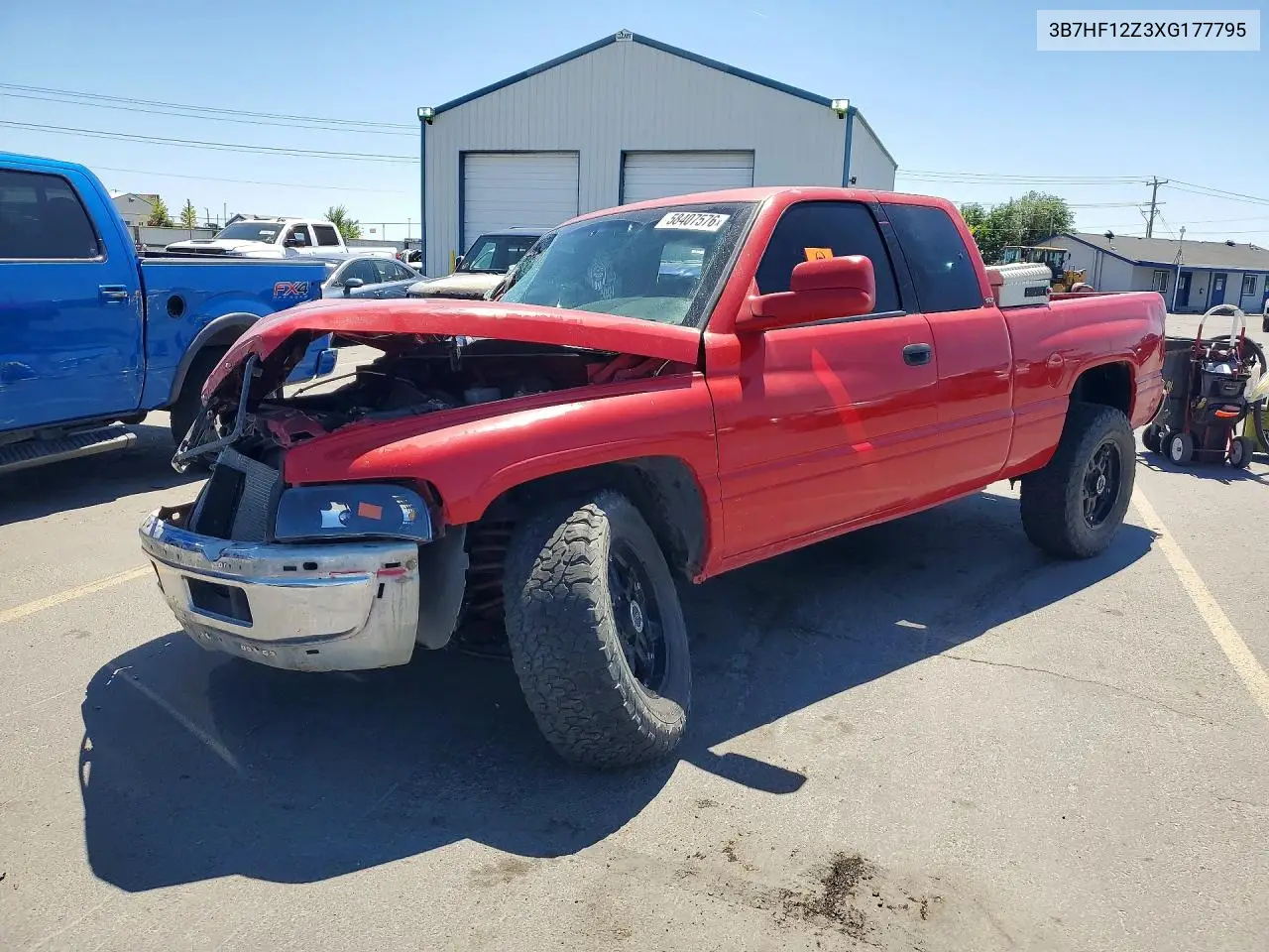 1999 Dodge Ram 1500 VIN: 3B7HF12Z3XG177795 Lot: 58407576