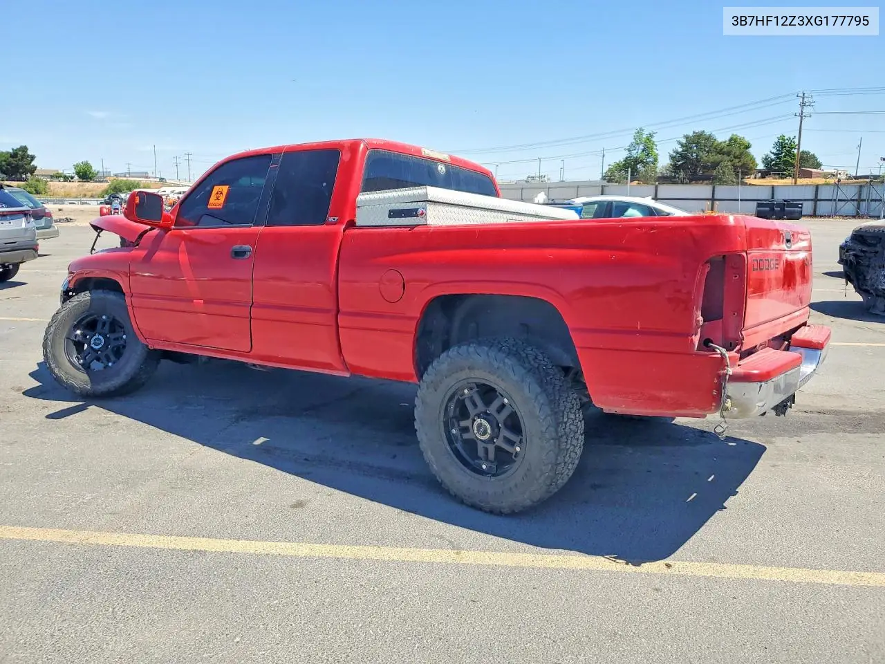 1999 Dodge Ram 1500 VIN: 3B7HF12Z3XG177795 Lot: 58407576