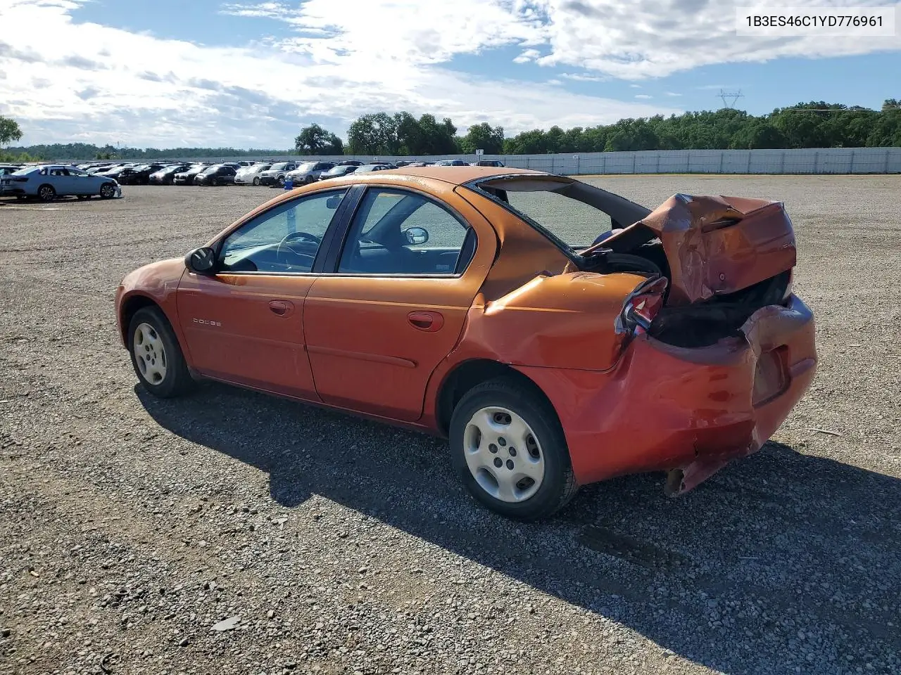 2000 Dodge Neon Base VIN: 1B3ES46C1YD776961 Lot: 49254166