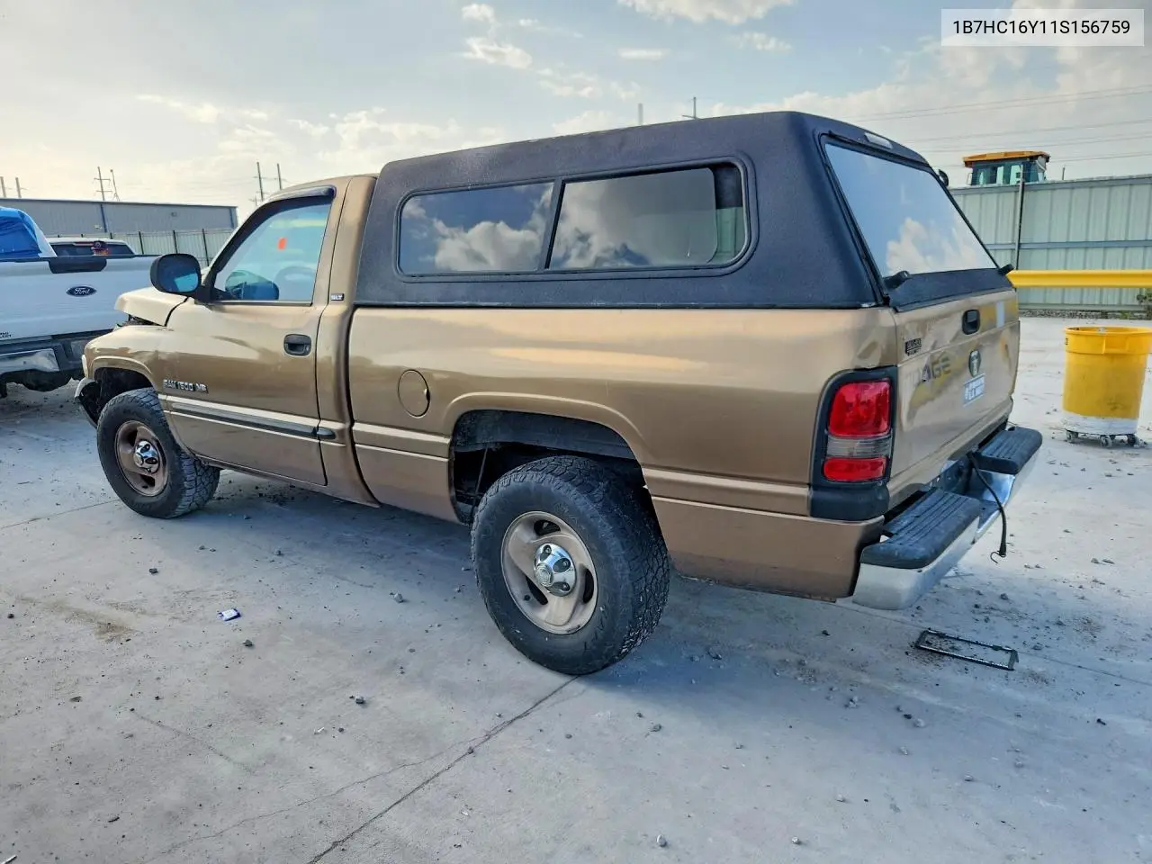 2001 Dodge Ram 1500 VIN: 1B7HC16Y11S156759 Lot: 61387376