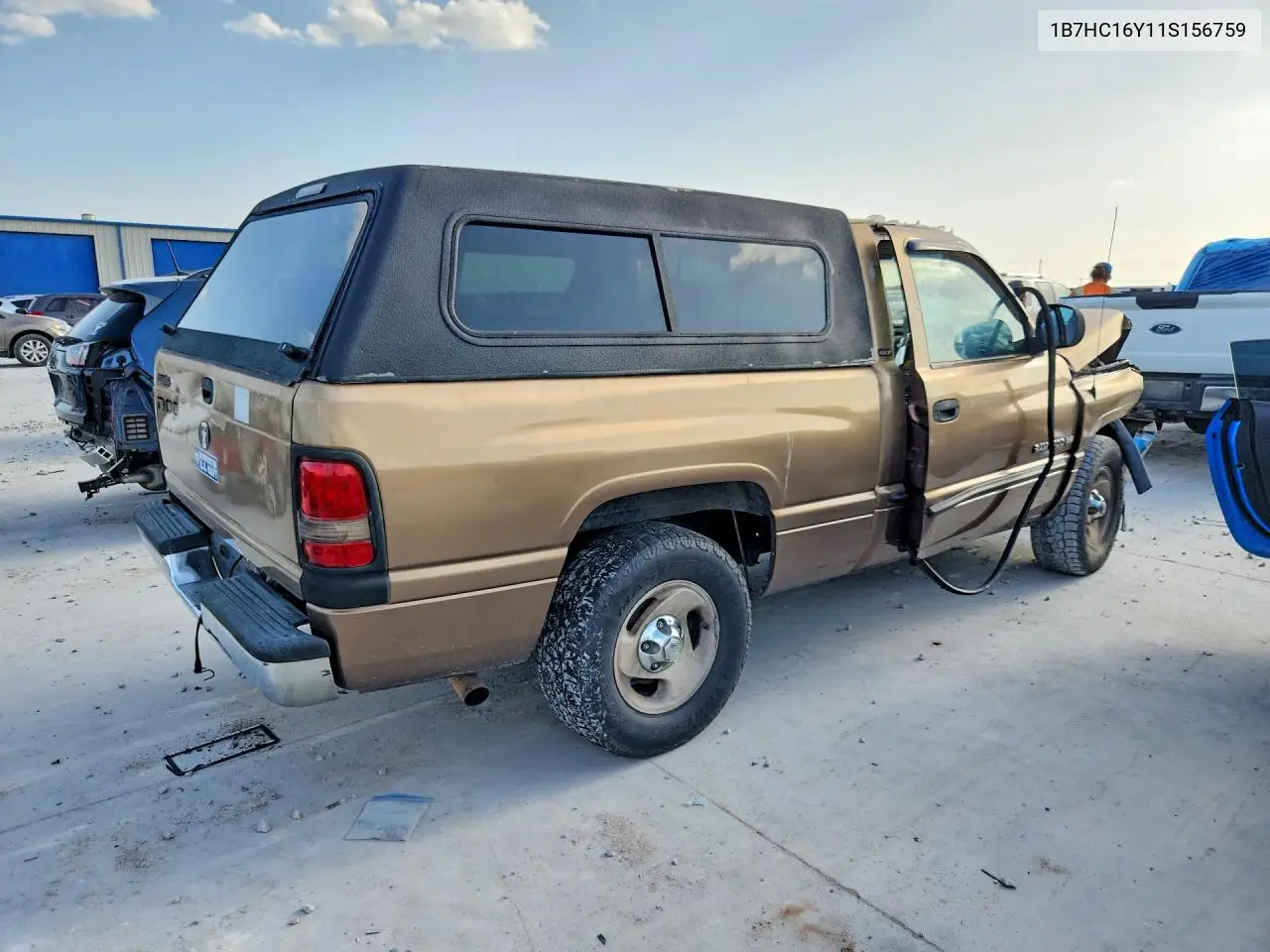 2001 Dodge Ram 1500 VIN: 1B7HC16Y11S156759 Lot: 61387376