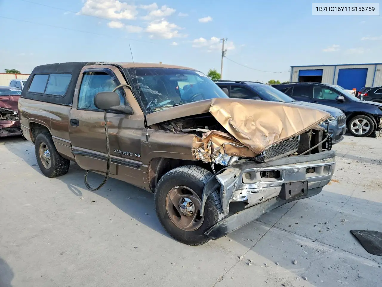 2001 Dodge Ram 1500 VIN: 1B7HC16Y11S156759 Lot: 61387376