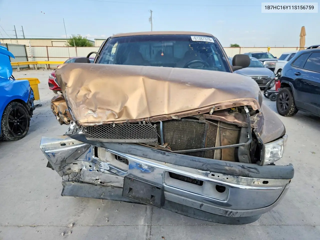 2001 Dodge Ram 1500 VIN: 1B7HC16Y11S156759 Lot: 61387376