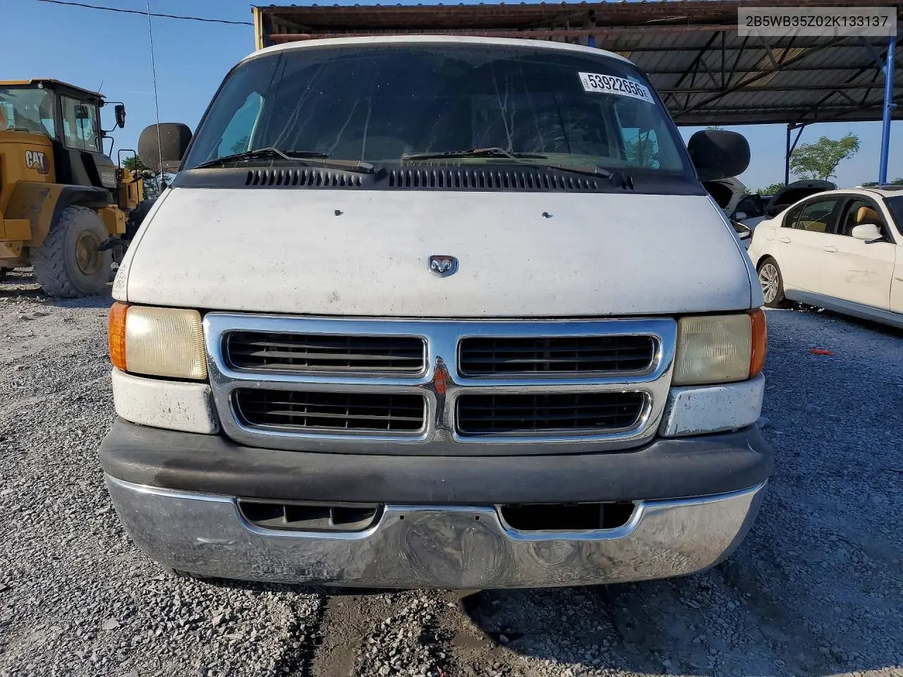 2002 Dodge Ram Wagon B3500 VIN: 2B5WB35Z02K133137 Lot: 53922656