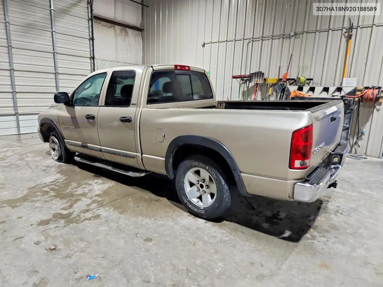 2002 Dodge 1500 Slt VIN: 3D7HA18N92G188589 Lot: 57969266