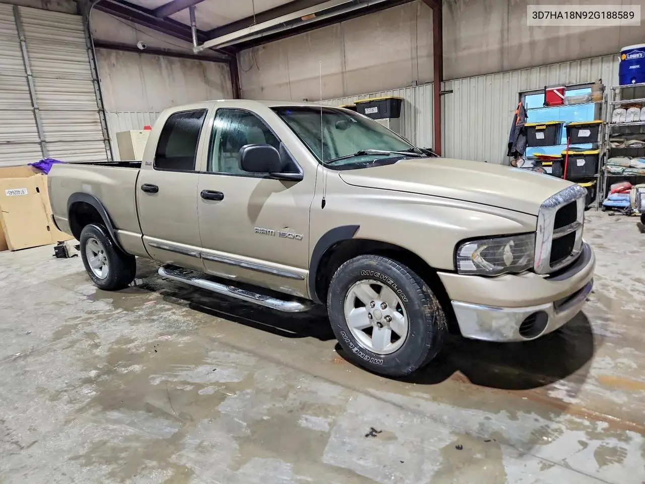 2002 Dodge 1500 Slt VIN: 3D7HA18N92G188589 Lot: 57969266