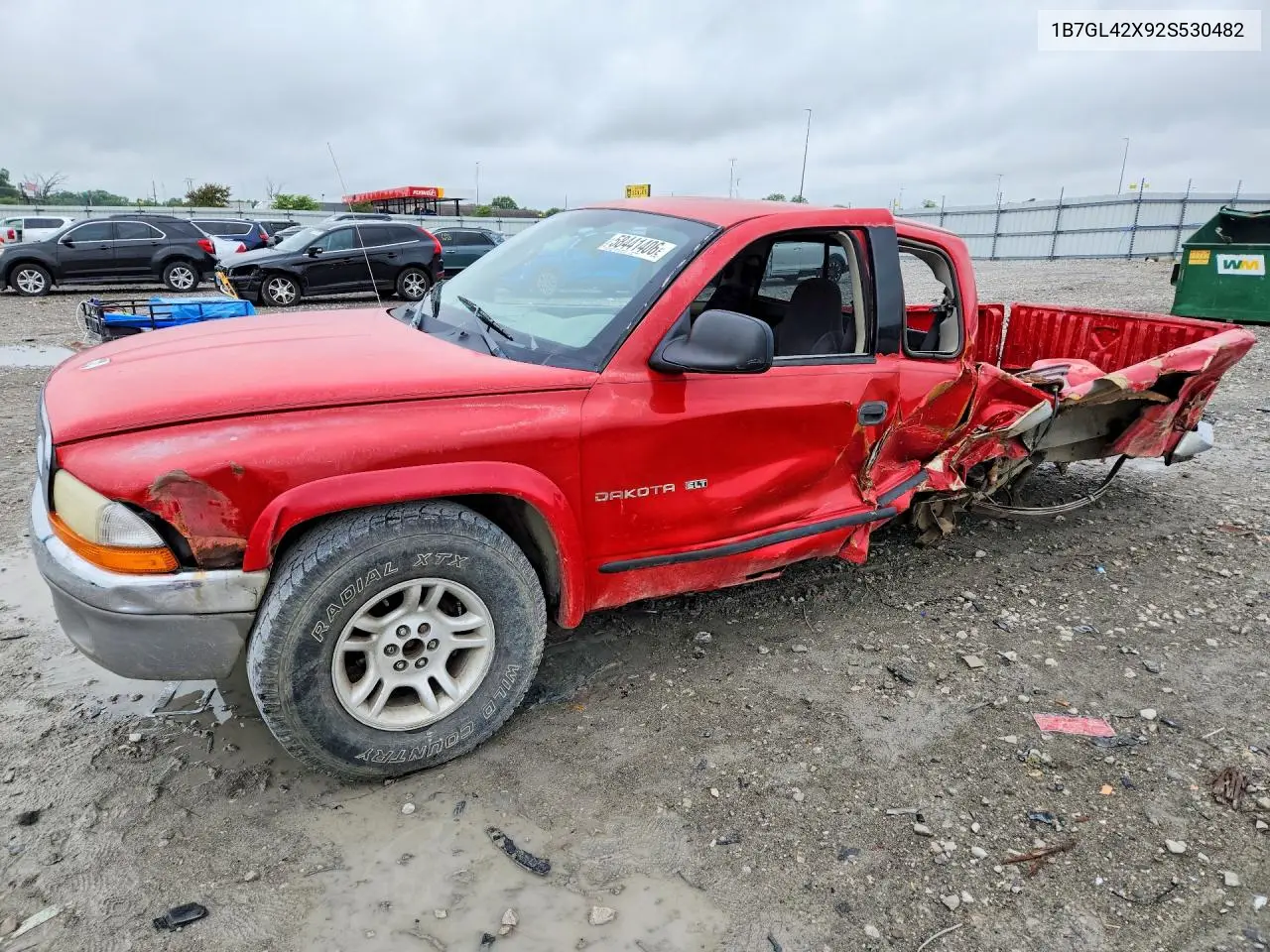 2002 Dodge Dakota Slt VIN: 1B7GL42X92S530482 Lot: 58441406