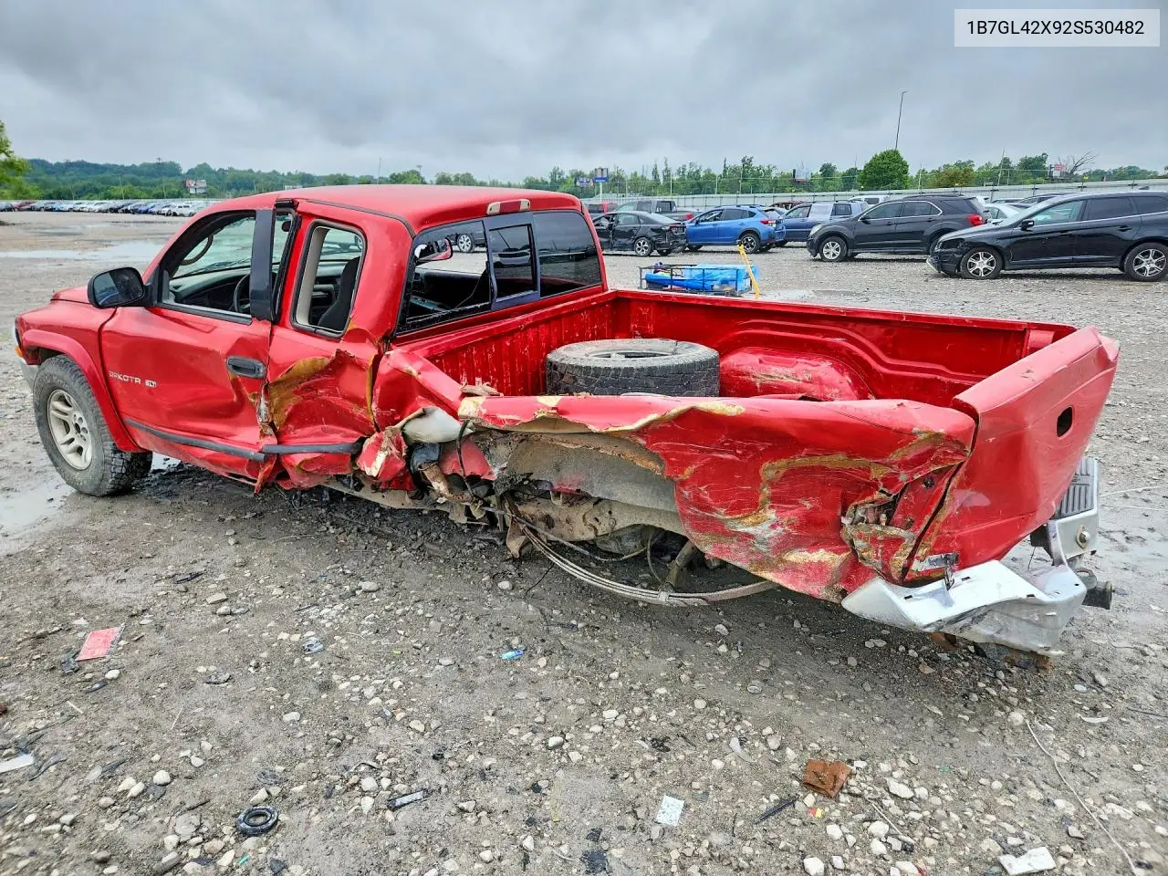 2002 Dodge Dakota Slt VIN: 1B7GL42X92S530482 Lot: 58441406