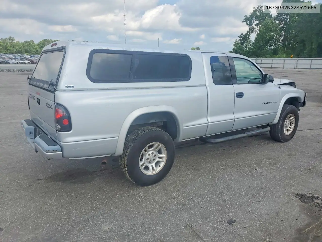 2002 Dodge Dakota Sport VIN: 1B7GG32N32S522665 Lot: 58452316