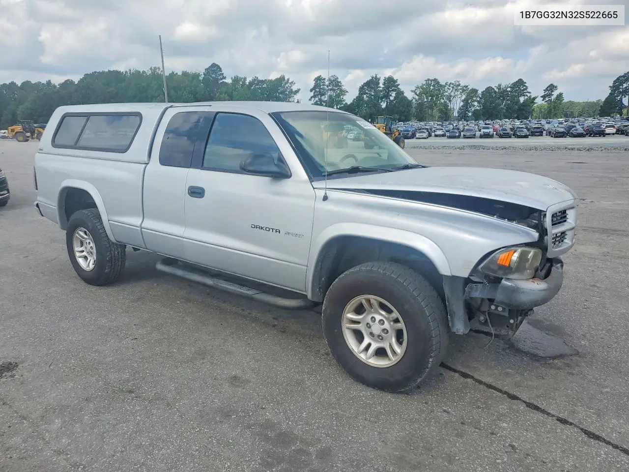 2002 Dodge Dakota Sport VIN: 1B7GG32N32S522665 Lot: 58452316