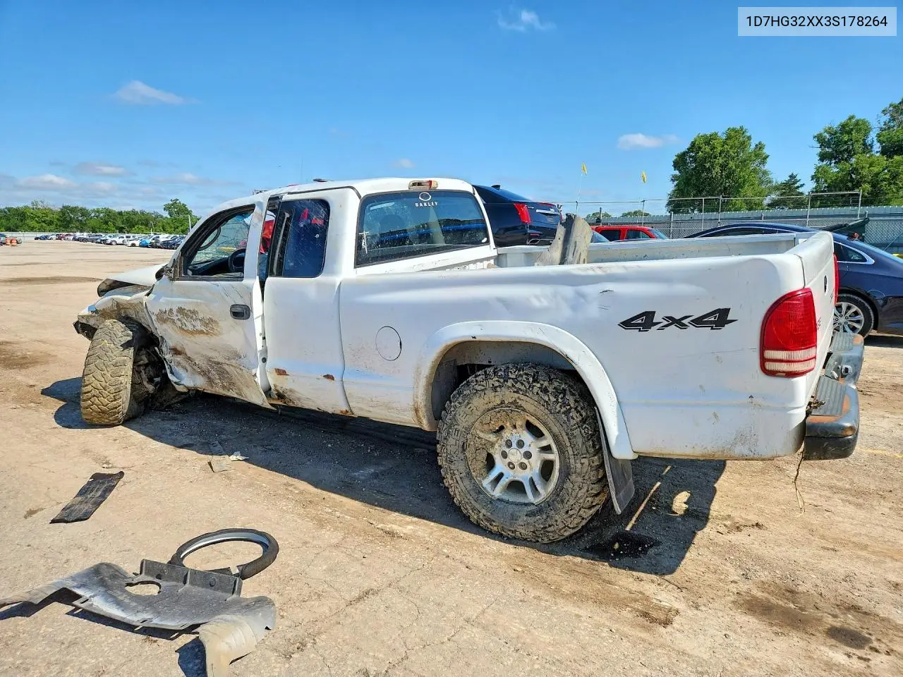2003 Dodge Dakota Sport VIN: 1D7HG32XX3S178264 Lot: 58175456