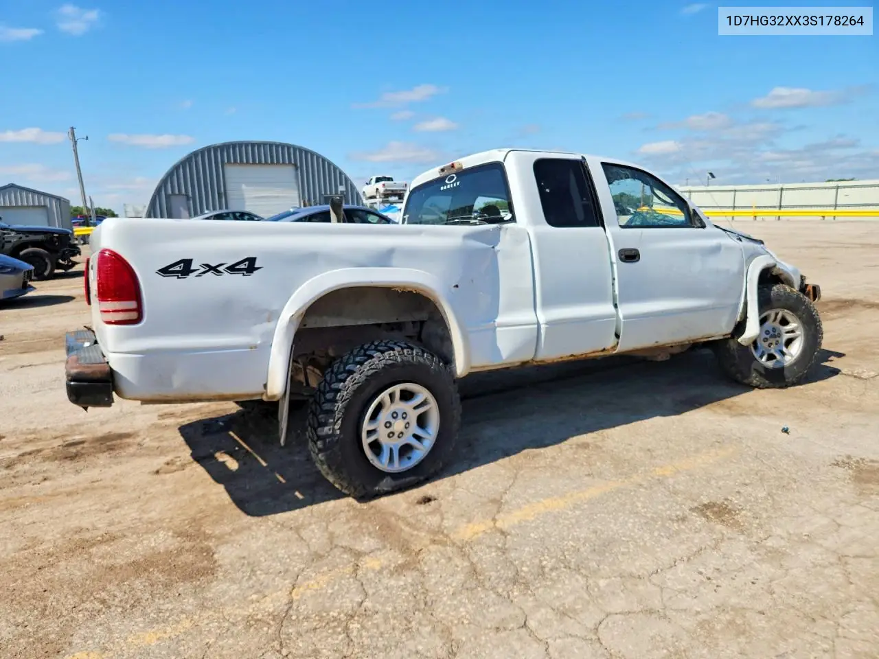 2003 Dodge Dakota Sport VIN: 1D7HG32XX3S178264 Lot: 58175456