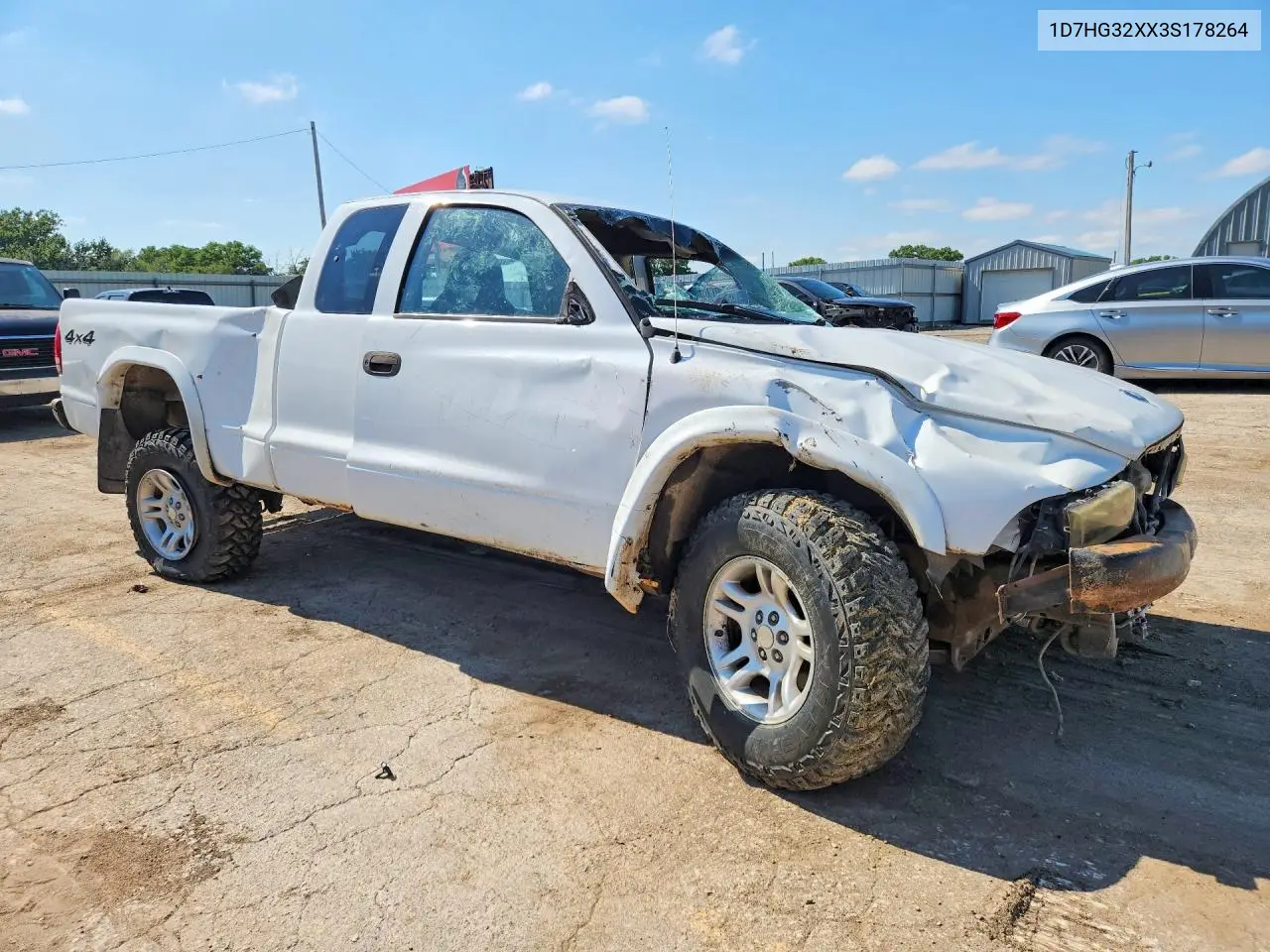 2003 Dodge Dakota Sport VIN: 1D7HG32XX3S178264 Lot: 58175456