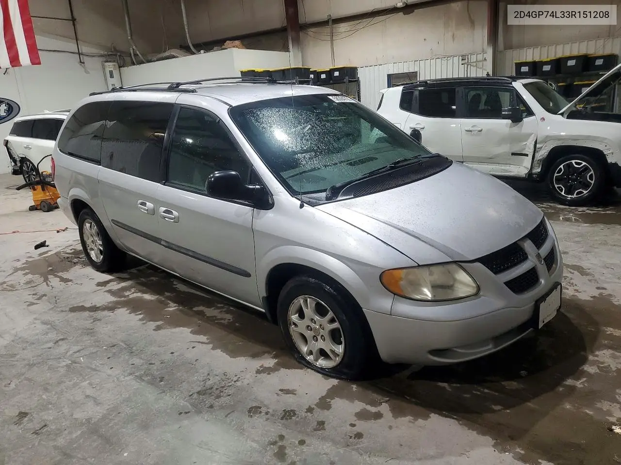 2003 Dodge Grand Caravan Ex VIN: 2D4GP74L33R151208 Lot: 58304796