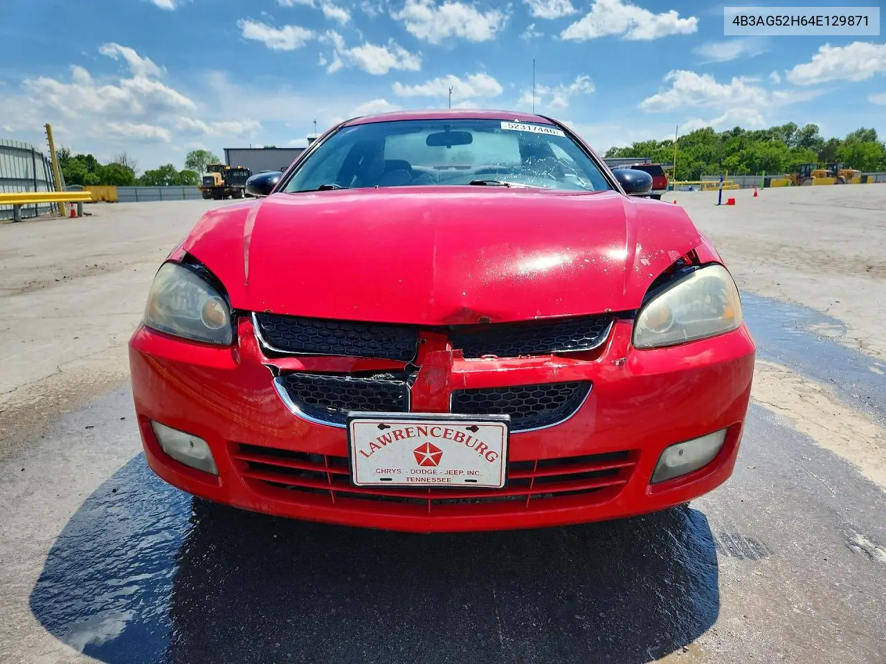 2004 Dodge Stratus R VIN: 4B3AG52H64E129871 Lot: 52317446