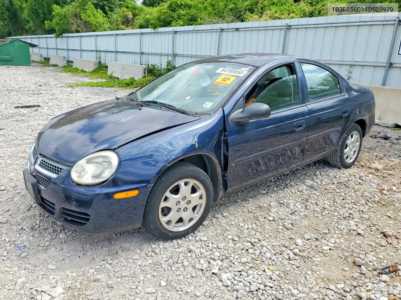 2004 Dodge Neon Sxt VIN: 1B3ES56C14D520979 Lot: 54158666