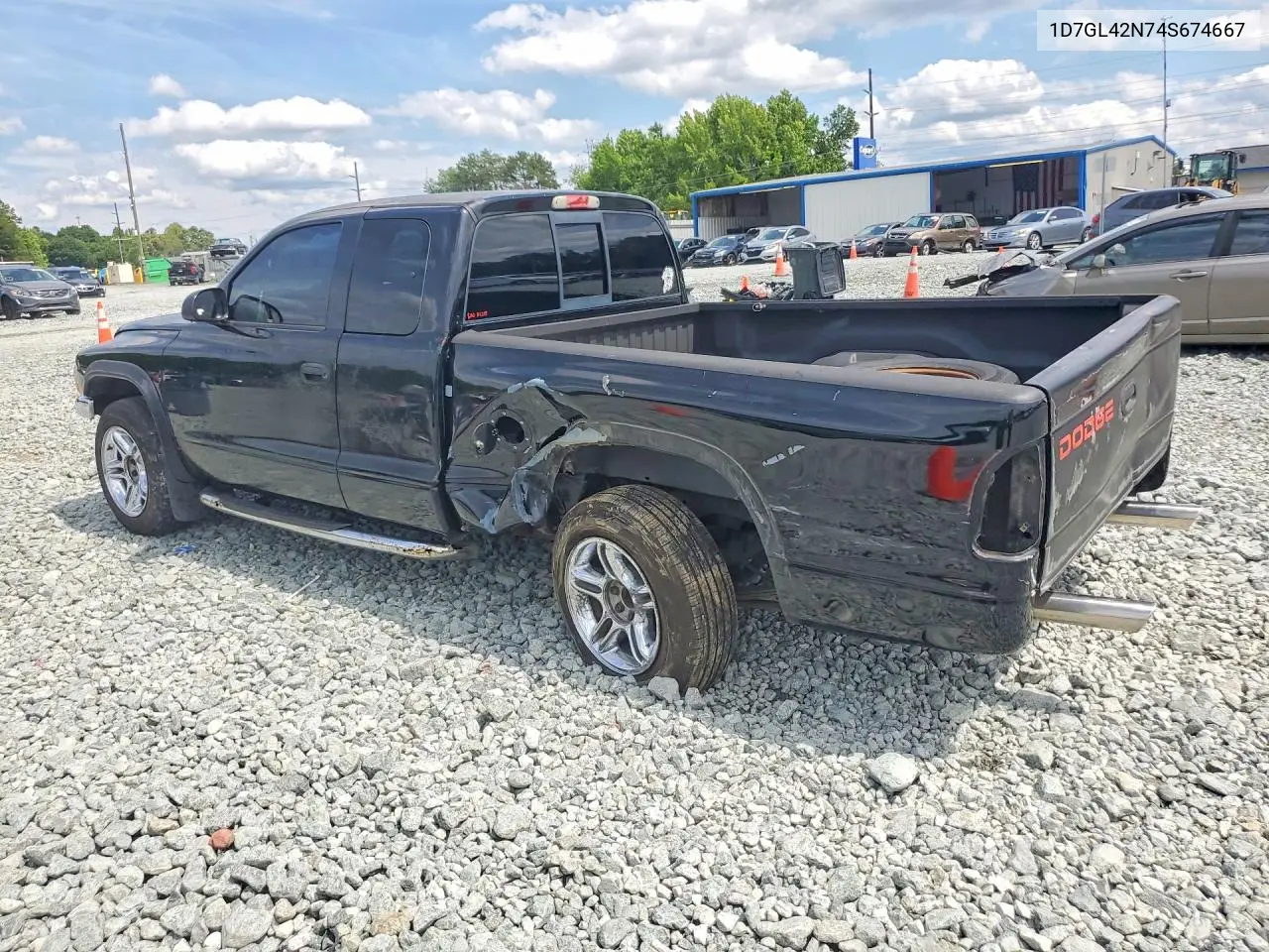 2004 Dodge Dakota Slt VIN: 1D7GL42N74S674667 Lot: 58283346
