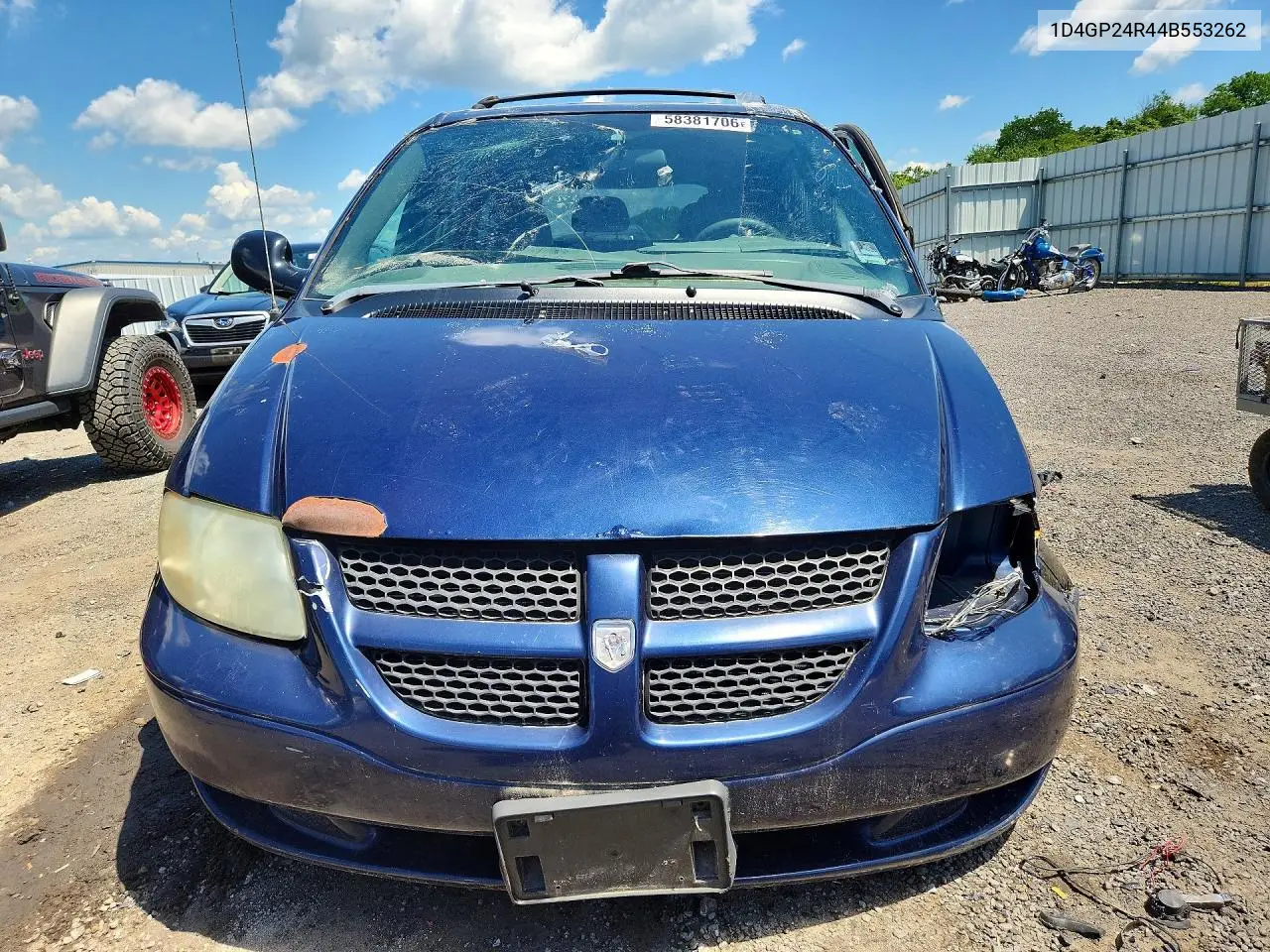 2004 Dodge Grand Caravan Se VIN: 1D4GP24R44B553262 Lot: 58381706