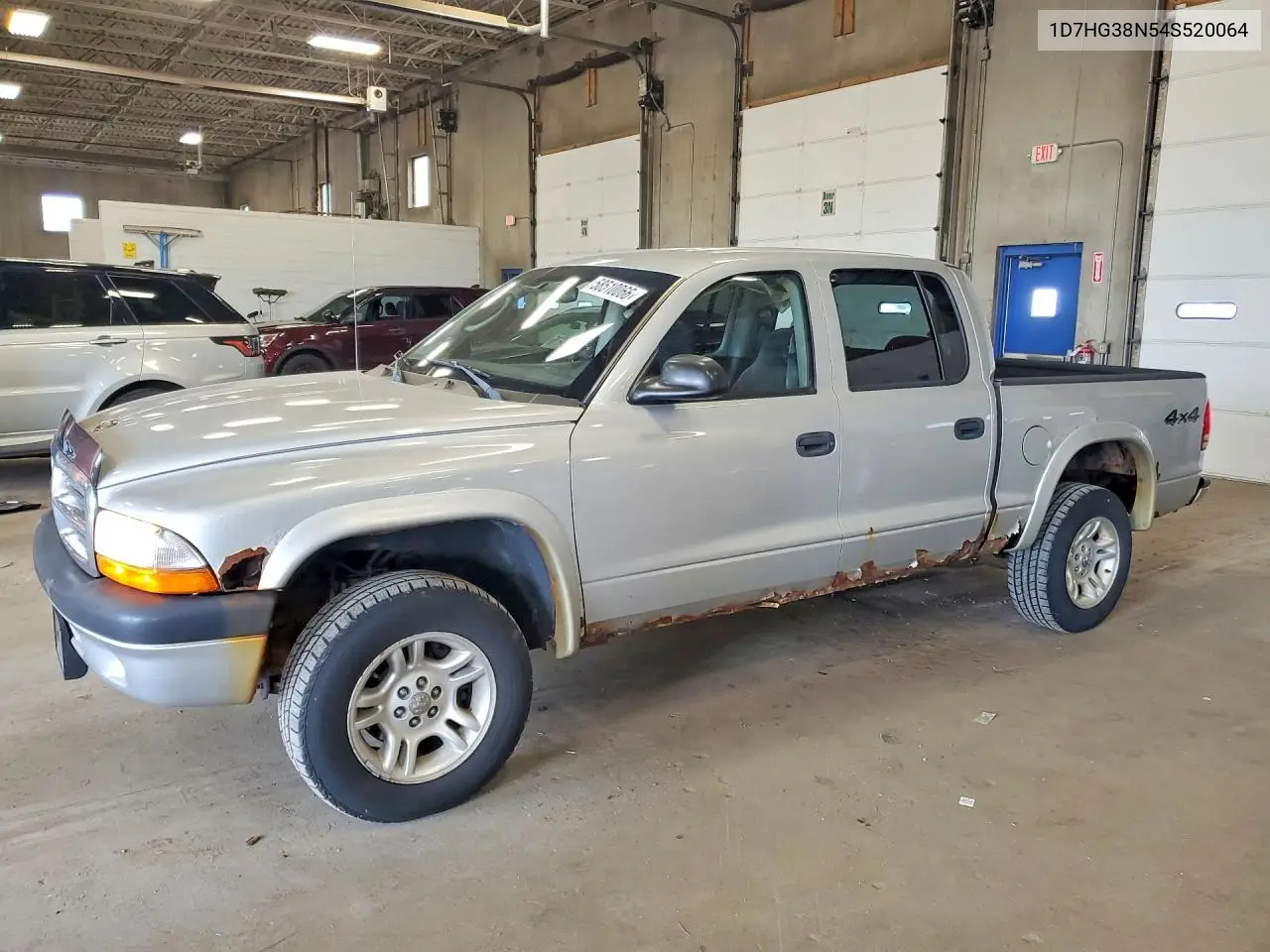 2004 Dodge Dakota Quad Sport VIN: 1D7HG38N54S520064 Lot: 58510066