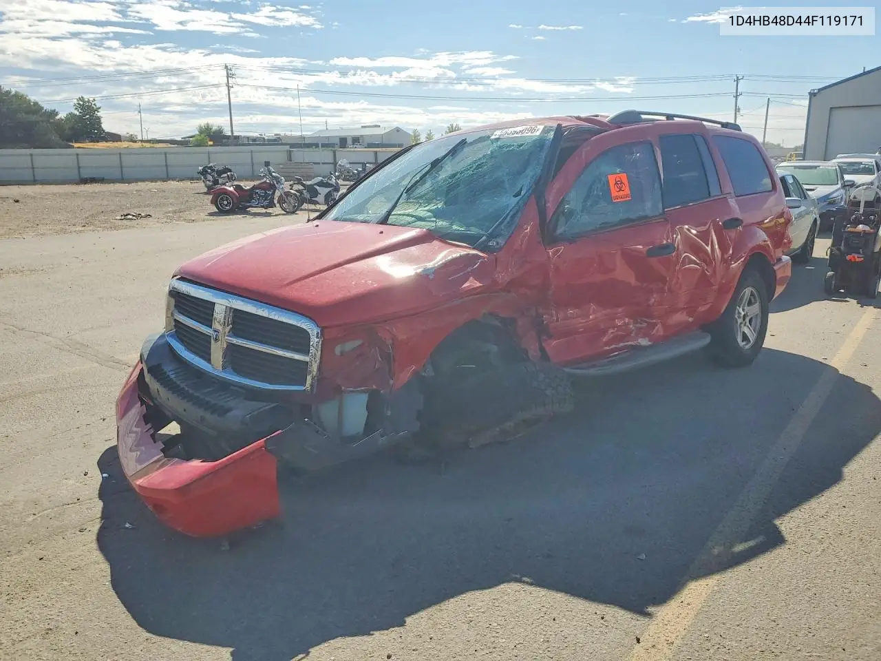 2004 Dodge Durango Slt VIN: 1D4HB48D44F119171 Lot: 58593096