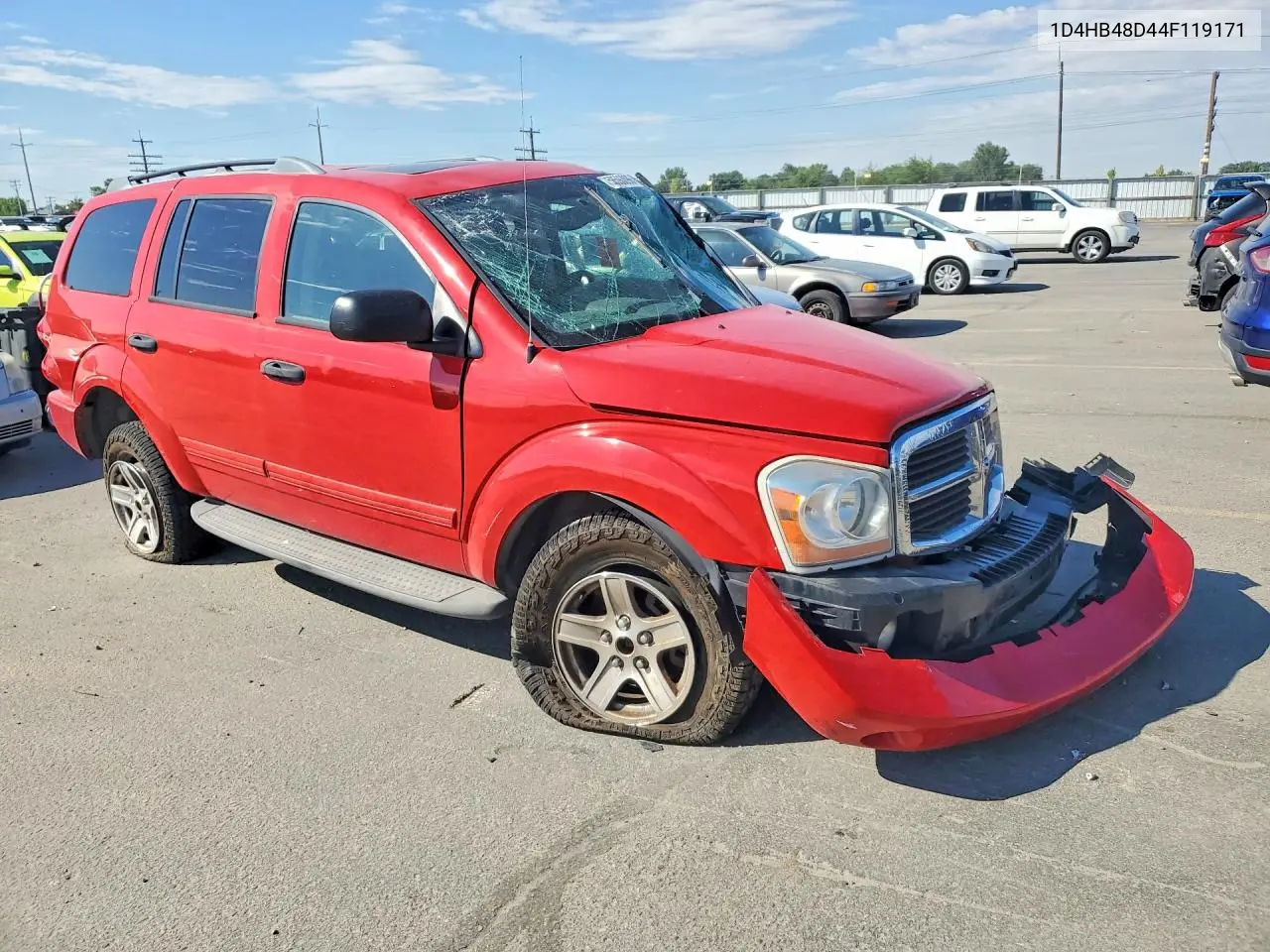 2004 Dodge Durango Slt VIN: 1D4HB48D44F119171 Lot: 58593096
