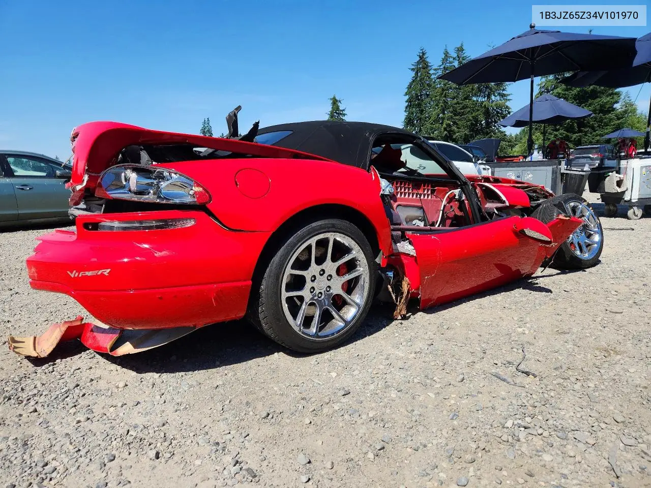 2004 Dodge Viper Srt-10 VIN: 1B3JZ65Z34V101970 Lot: 58789806