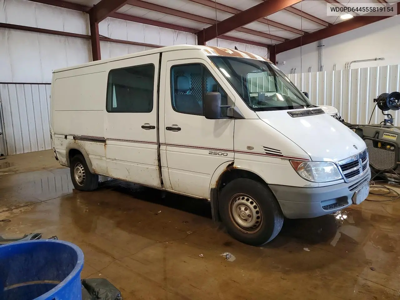 2005 Dodge Sprinter 2500 Delivery Van VIN: WD0PD644555819154 Lot: 52353116