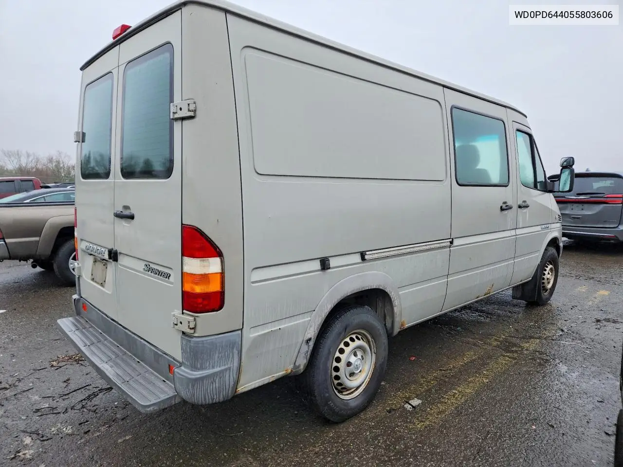 2005 Dodge Sprinter 2500 Delivery Van VIN: WD0PD644055803606 Lot: 53214136
