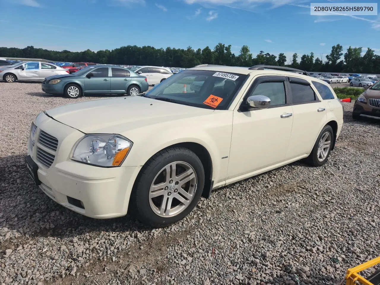 2005 Dodge Magnum R VIN: 2D8GV58265H589790 Lot: 57495736