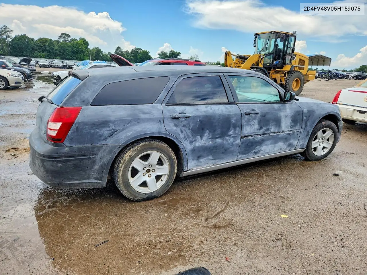 2005 Dodge Magnum Sxt VIN: 2D4FV48V05H159075 Lot: 58023376
