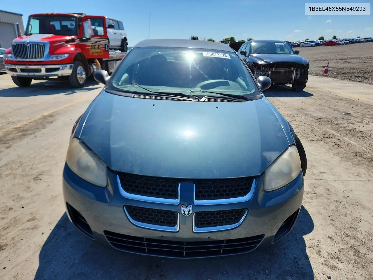 2005 Dodge Stratus Sxt VIN: 1B3EL46X55N549293 Lot: 58072726