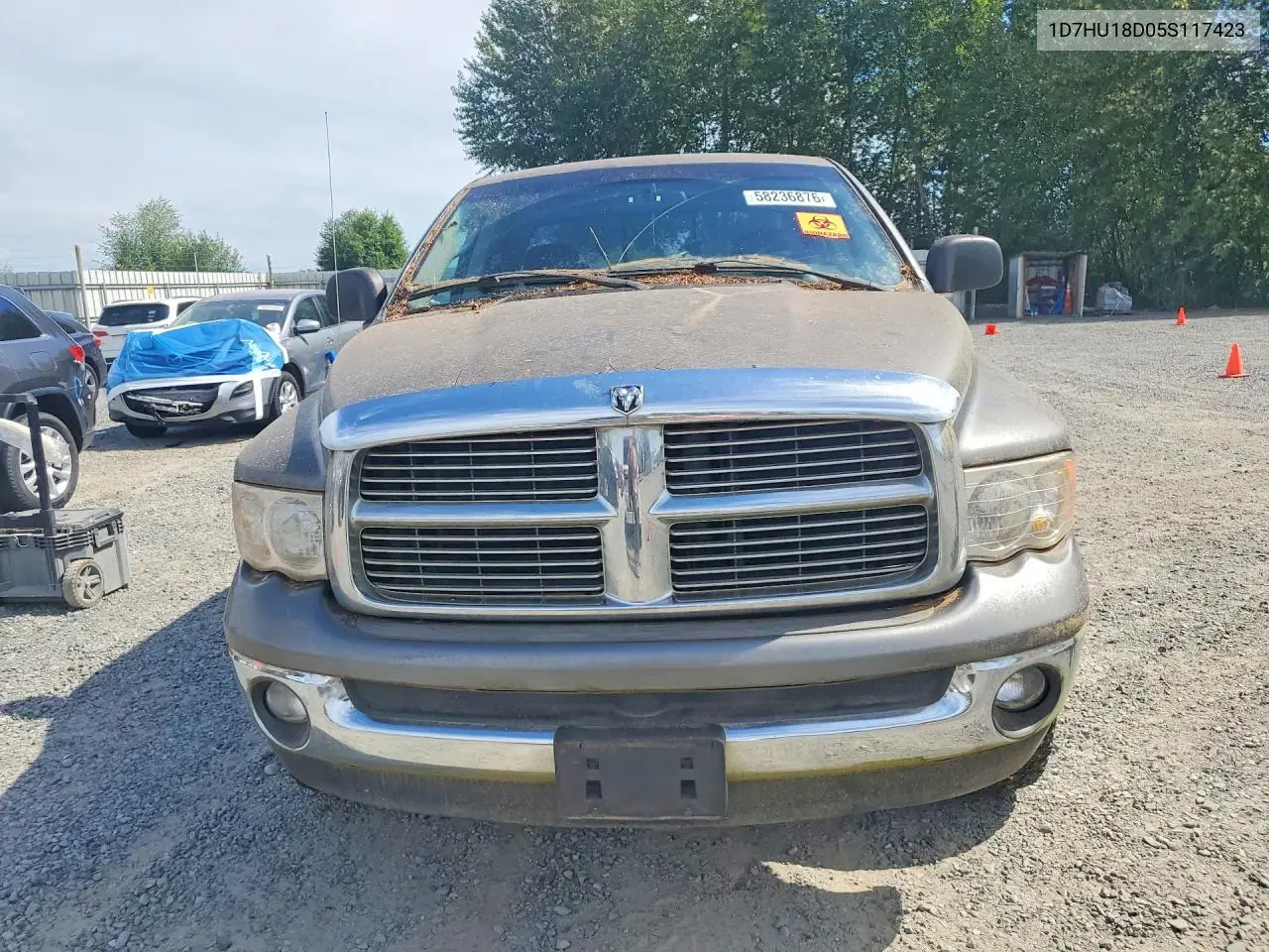 2005 Dodge Ram 1500 St VIN: 1D7HU18D05S117423 Lot: 58236876