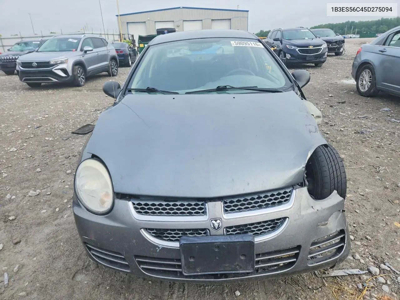 2005 Dodge Neon Sxt VIN: 1B3ES56C45D275094 Lot: 59095116