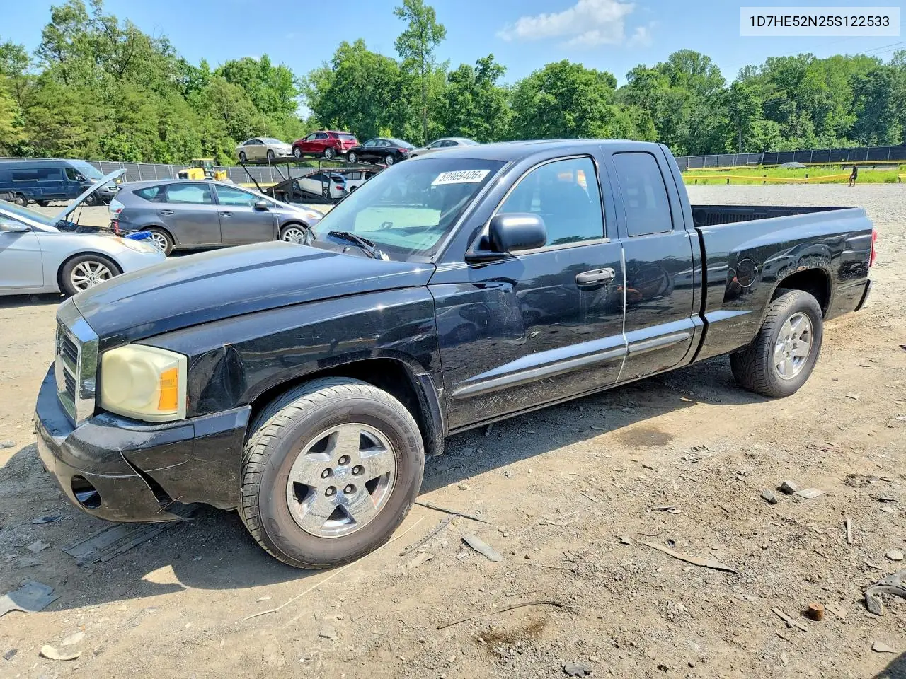 2005 Dodge Dakota Laramie VIN: 1D7HE52N25S122533 Lot: 59969406