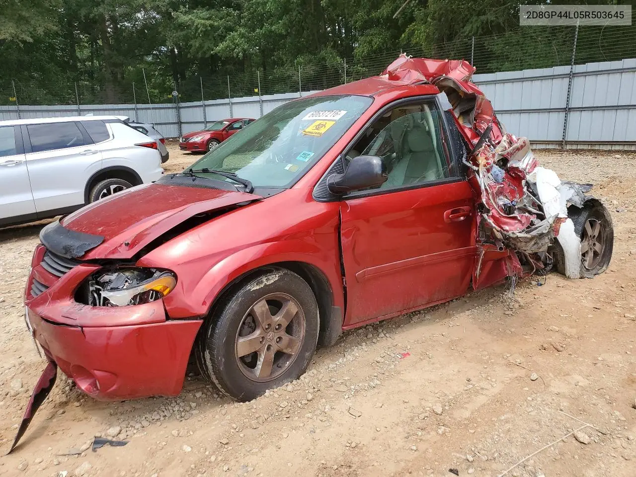 2005 Dodge Grand Caravan Sxt VIN: 2D8GP44L05R503645 Lot: 60637216