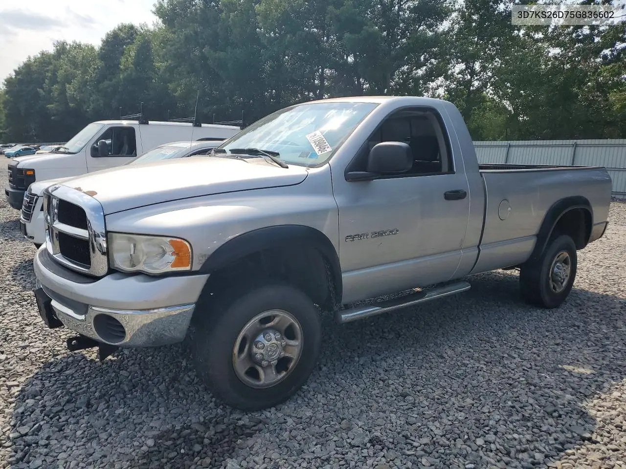 2005 Dodge Ram 2500 St VIN: 3D7KS26D75G836602 Lot: 61189046