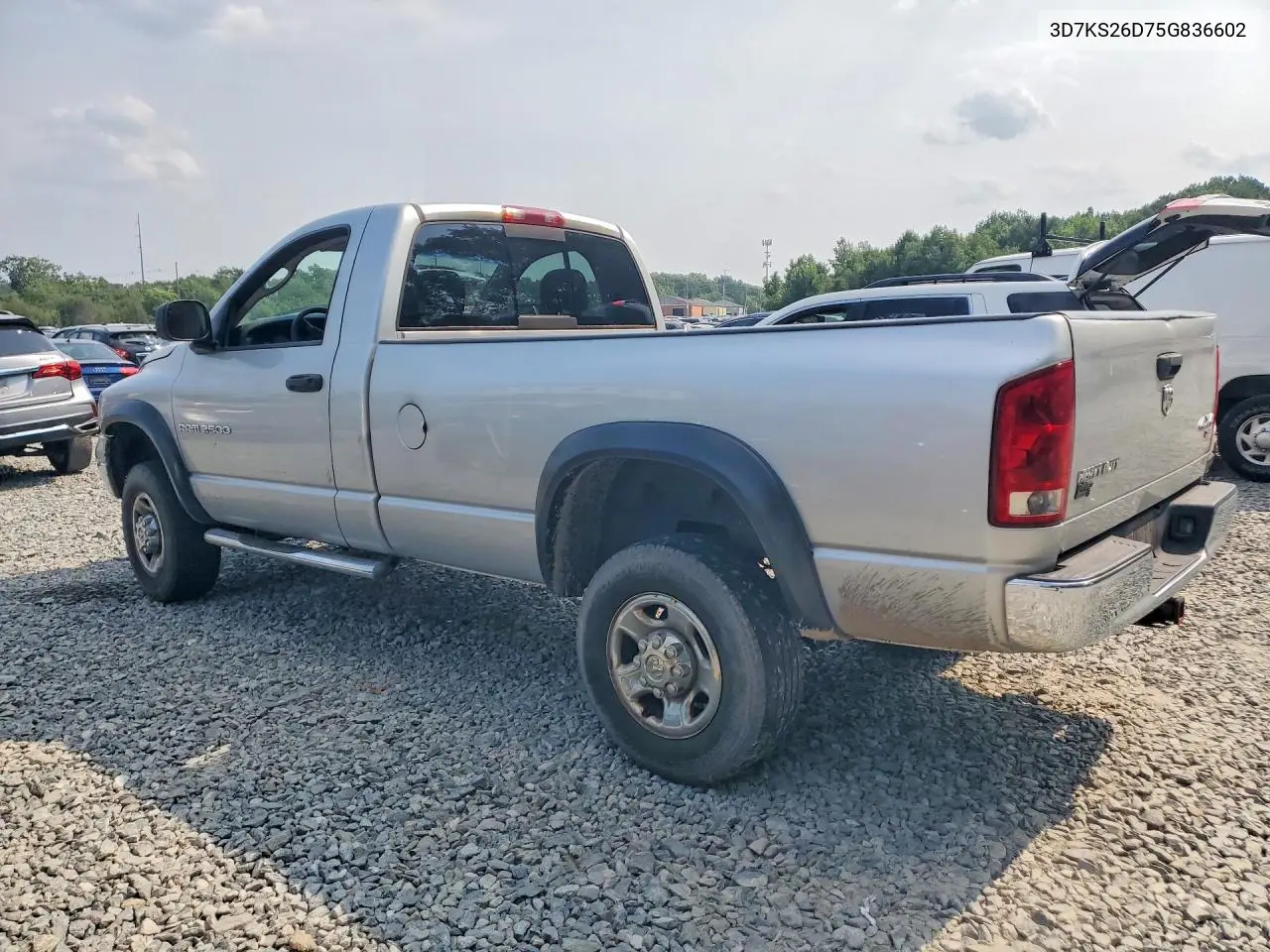 2005 Dodge Ram 2500 St VIN: 3D7KS26D75G836602 Lot: 61189046