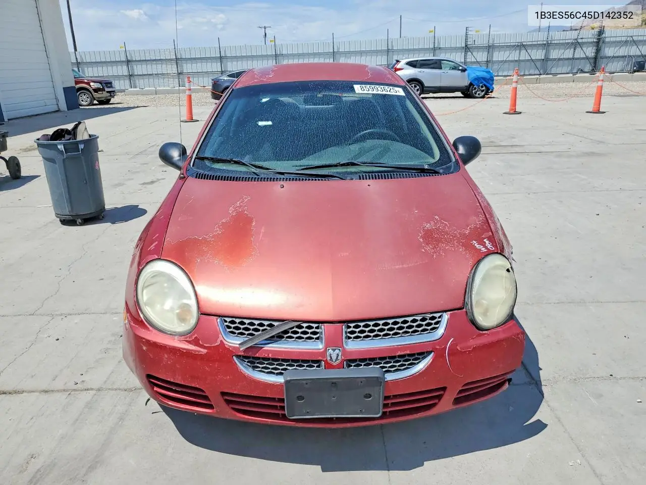 2005 Dodge Neon Sxt VIN: 1B3ES56C45D142352 Lot: 85993625