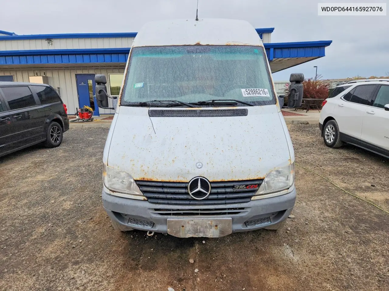 2006 Dodge Sprinter 2500 Delivery Van VIN: WD0PD644165927076 Lot: 52886216