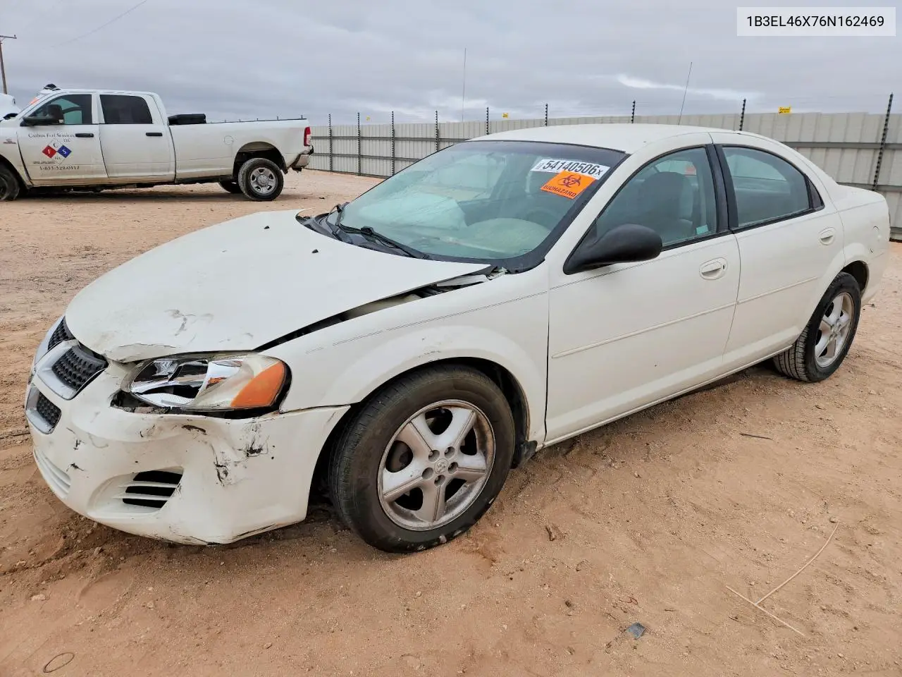 2006 Dodge Stratus Sxt VIN: 1B3EL46X76N162469 Lot: 54140506