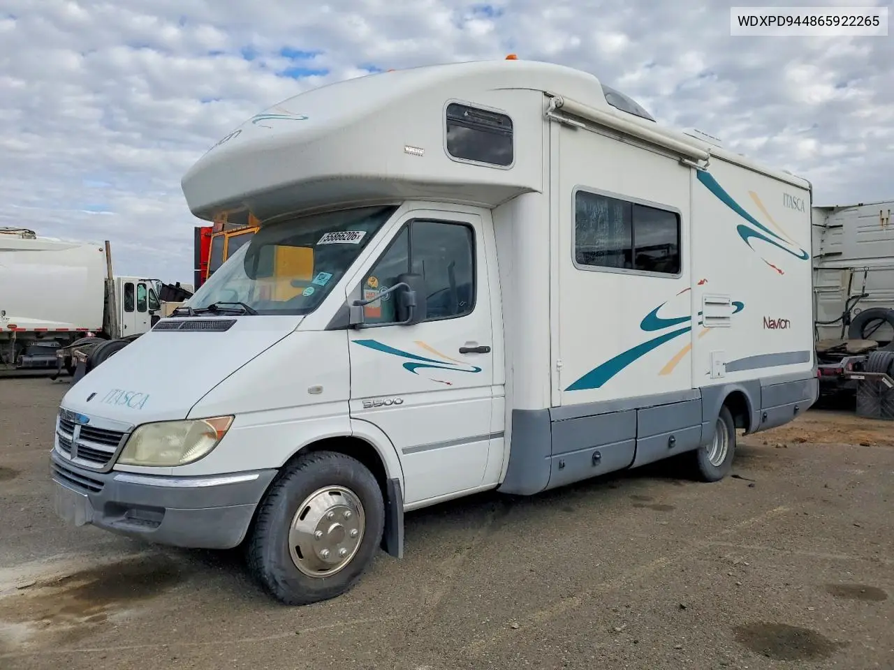 2006 Dodge Sprinter 3500 VIN: WDXPD944865922265 Lot: 55866206