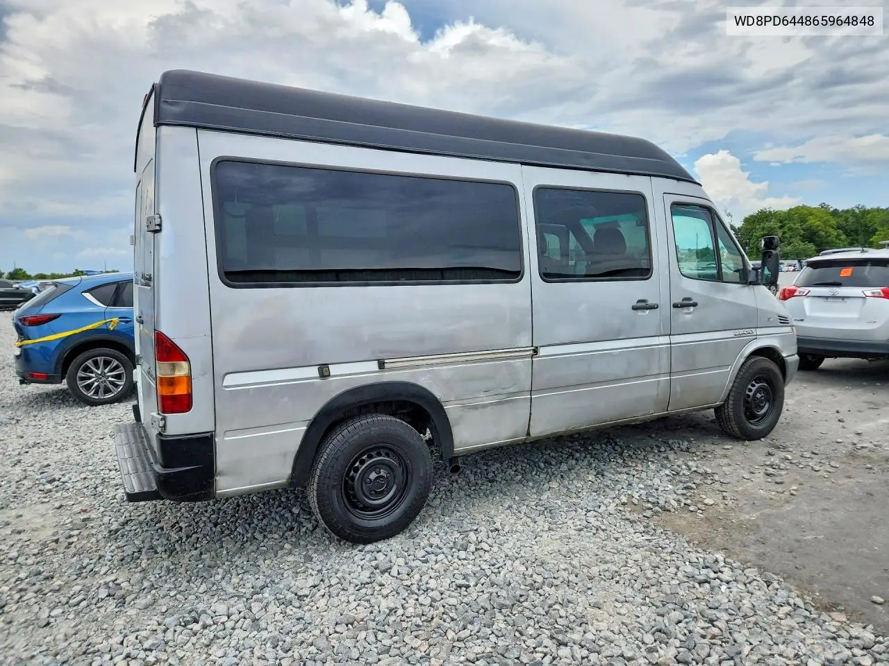 2006 Dodge Sprinter 2500 VIN: WD8PD644865964848 Lot: 56713126