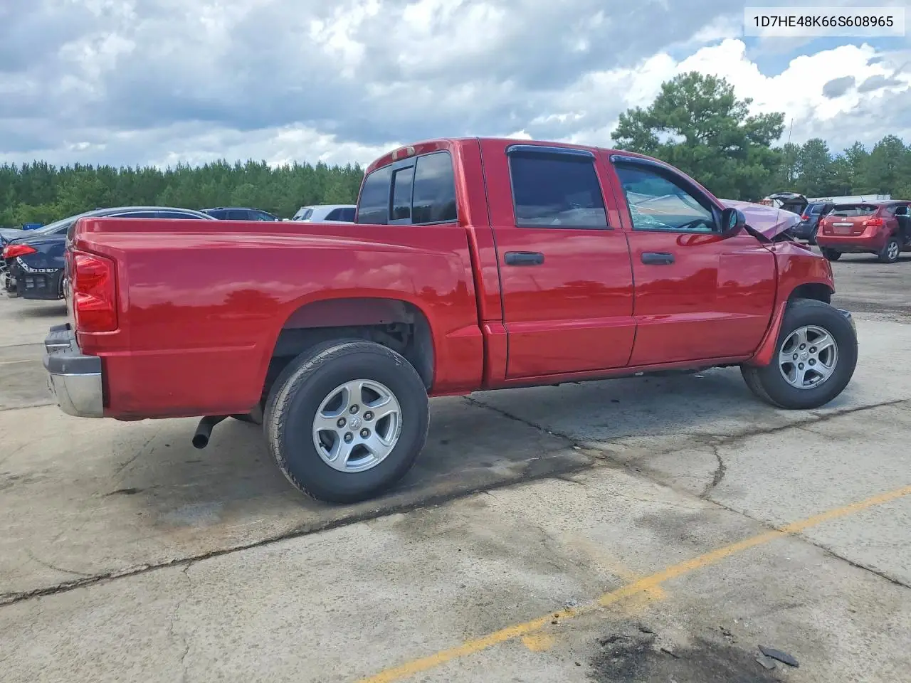 2006 Dodge Dakota Quad Slt VIN: 1D7HE48K66S608965 Lot: 57700196