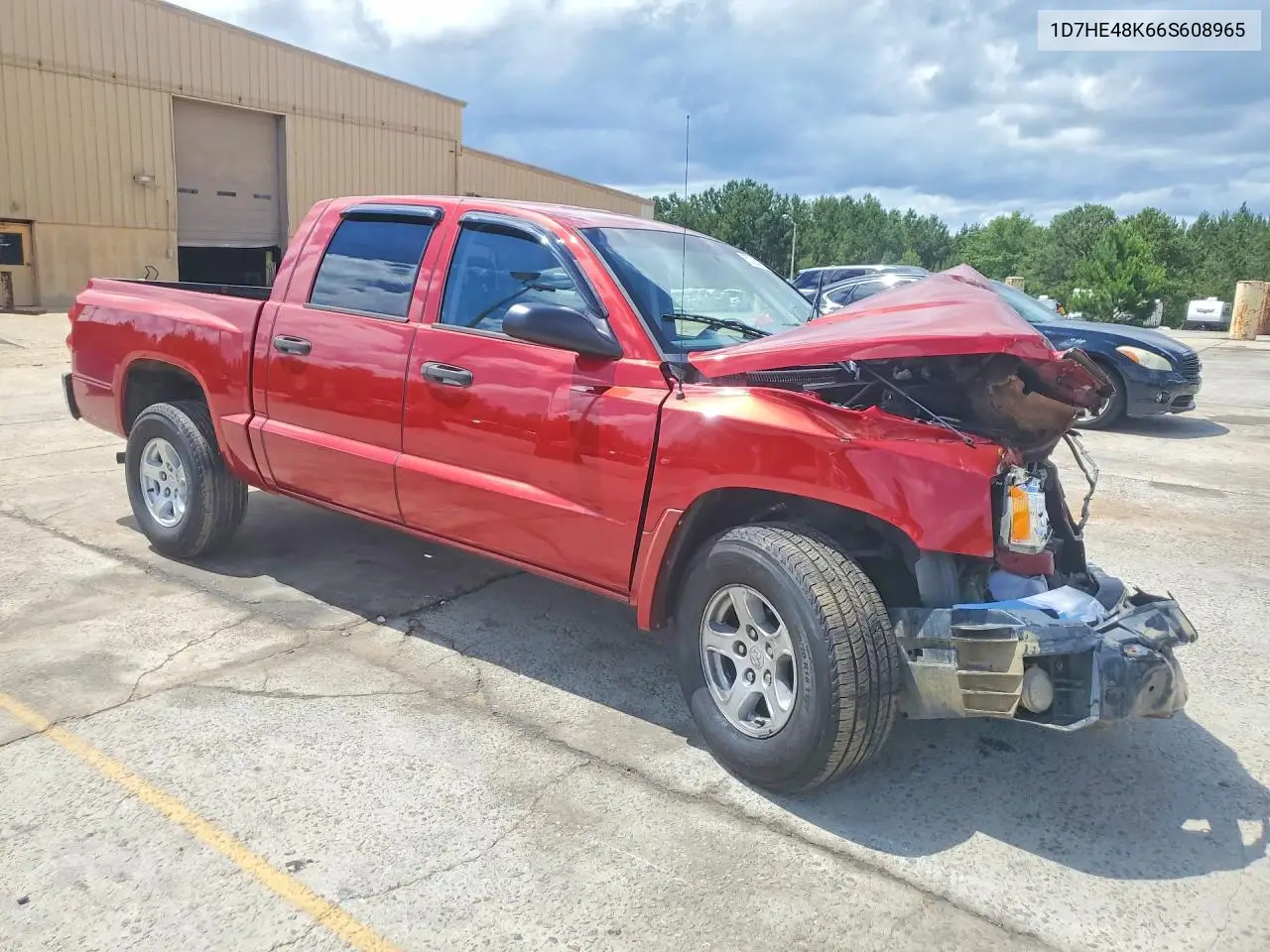 2006 Dodge Dakota Quad Slt VIN: 1D7HE48K66S608965 Lot: 57700196