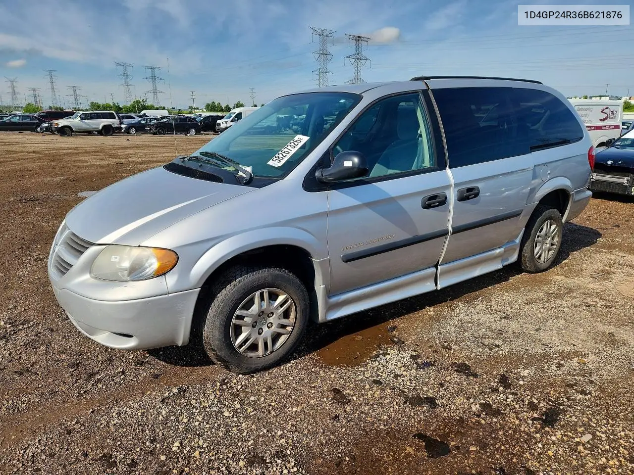 2006 Dodge Grand Caravan Se VIN: 1D4GP24R36B621876 Lot: 58267326