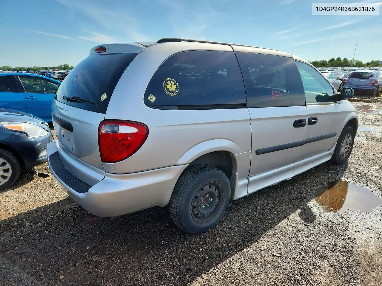 2006 Dodge Grand Caravan Se VIN: 1D4GP24R36B621876 Lot: 58267326